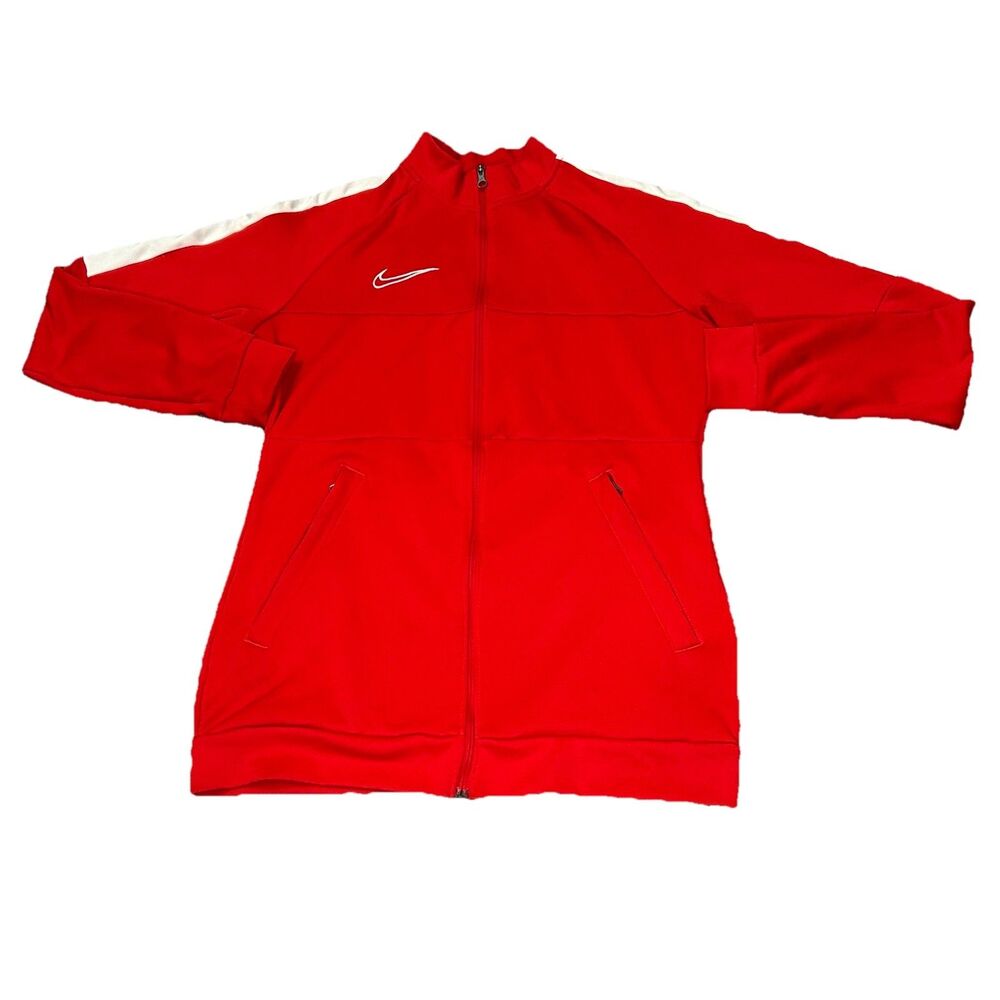 Nike Womens Academy 19 Dri-FIT Training Soccer Track Jacket Red Small AO1483-657